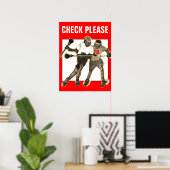Persoonlijke Lacrosse Poster (Thuiskantoor)