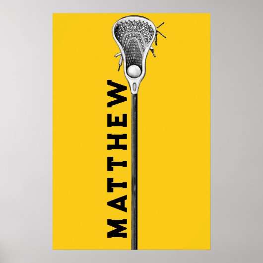 persoonlijke lacrosse poster (Voorkant)
