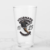 Persoonlijke Lacrosse Speler Sportteam Aanval Glas (Voorkant)