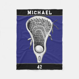 Persoonlijke Lacrosse Sportartikelen Fleece Deken