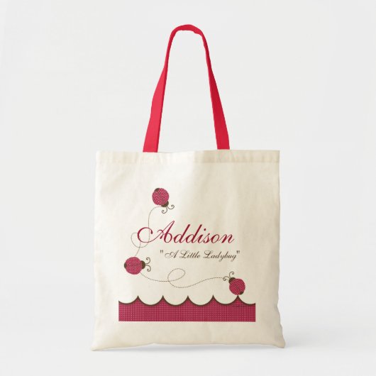Persoonlijke Lady Bug Bag Tote Bag (Voorkant)