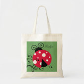 Persoonlijke Lady Bug Canvas tas Ladybug (Voorkant)