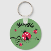 Persoonlijke Lady Bug Sleutelhanger Ladybug (Voorkant)
