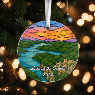 Persoonlijke Lake of the Ozarks acryl ornament, Ornament