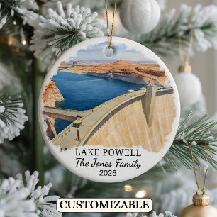 Persoonlijke Lake Powell-versiering, op maat gemaa Keramisch Ornament