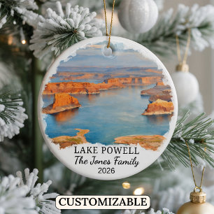 Persoonlijke Lake Powell-versiering, op maat gemaa Keramisch Ornament