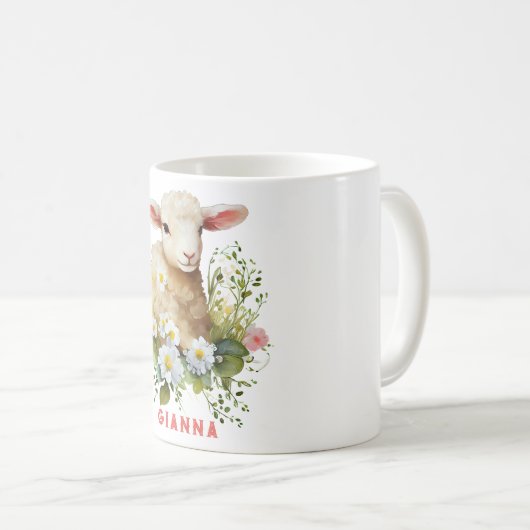 Persoonlijke Lam Koffiemok (Voorkant rechts)