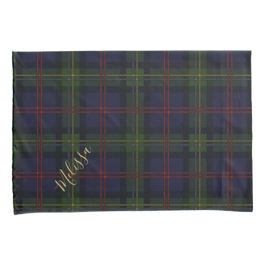 Persoonlijke LAN Malcolm Tartan speldennaam Kussensloop (Voorkant-Rechts)
