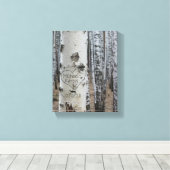 Persoonlijke landelijke roestige gegraveerde namen canvas afdruk (Insitu (Houten vloer))