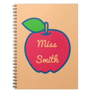 Persoonlijke laptop Elke naam Apple-leraar Notitieboek