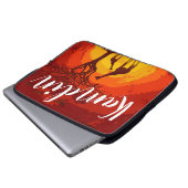 Persoonlijke laptop Hoesje Afrikaanse Safari Giraf Laptop Sleeve (Voorkant onderkant)