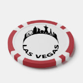 Persoonlijke Las Vegas Skyline Poker Chips (Enkel)