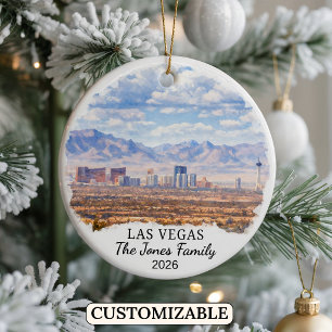 Persoonlijke Las Vegas Versiering, Op Maat Nevada Keramisch Ornament