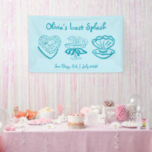 Persoonlijke Last Splash vrijgezellenfeest banner