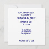 Persoonlijke Laten we cocktails vieren aangepaste  Kaart (Achterkant)