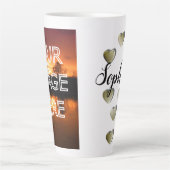 Persoonlijke Latte Koffiemok Met Naam Mok (Voorkant)