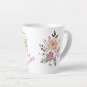 Persoonlijke latte Mok (Rechterhoek)