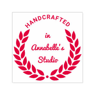 Persoonlijke Laurel Wreath Jewelry Quality Zelfinktende Stempel