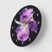 Persoonlijke Lavendel Baard Iris Bloem   Ronde Klok (Hoek)