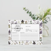 Persoonlijke Lavendel- en Apothekersreceptkaarten (Staand voorkant)