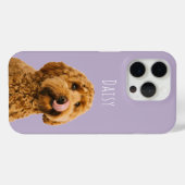 Persoonlijke Lavendel Hond Foto op Maat Case-Mate iPhone Case (Achterkant (horizontaal))