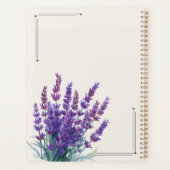 Persoonlijke Lavendel Planner Weekelijkse Bloemstu (Achterkant)