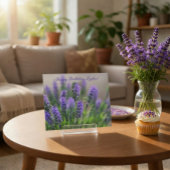 Persoonlijke Lavendel Verjaardagskaart Briefkaart