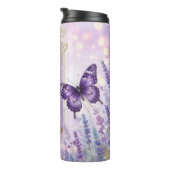 Persoonlijke Lavendel Vlinder 0,5L Thermisch Thermosbeker (Geroteerd rechts)