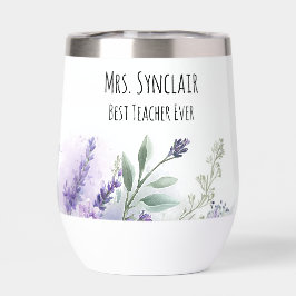 Persoonlijke lavendelbloemen Leraren Waardering