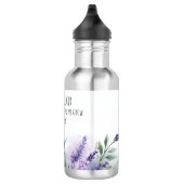 Persoonlijke lavendelbloemen Lerarenwaardering Waterfles (Rechts)