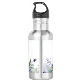 Persoonlijke lavendelbloemen Lerarenwaardering Waterfles (Achterkant)