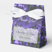Persoonlijke lavender Wedding Favor Boxes Bedankdoosjes (Voorkant Zijde)