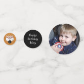 Persoonlijke leeftijd en foto's Bowling Birthday P Confetti (Voorkanten)