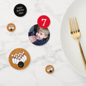 Persoonlijke leeftijd en foto's Bowling Birthday P Confetti (Groep)