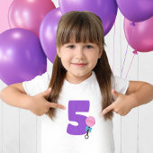 Persoonlijke leeftijd verjaardagsfeest Baby Pop  Kinder Shirts