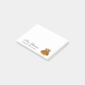 Persoonlijke leerkracht van de lagere school schat post-it® notes (Schuin)