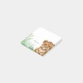 Persoonlijke Leeuwensafari-plakbriefjes Post-it® Notes (Schuin)