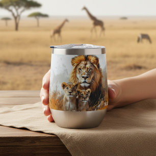 Persoonlijke Leeuwenwelpen Safari Naam Cadeau