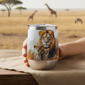 Persoonlijke Leeuwenwelpen Safari Naam Cadeau