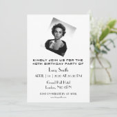 Persoonlijke legant 40e verjaardag kaart (Staand voorkant)