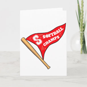 Persoonlijke Legendary Dames Softbal Kampioen T-Sh Kaart