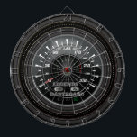 Persoonlijke Legends Dartboard Speedometer Edition Dartbord<br><div class="desc">Een leuk, volledig aanpasbaar dartboard met snelheidsmeter voor de autocultuurfan van de familie. Aangepaste snelheidsmeter met volledig aanpasbare tekstsecties. Verander eenvoudig in om het even welke gewenste namen of tekst. Veel plezier!</div>