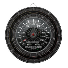 Persoonlijke Legends Dartboard Speedometer Edition Dartbord