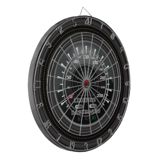 Persoonlijke Legends Dartboard Speedometer Edition Dartbord (Voorkant Links)