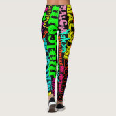 Persoonlijke Leggings Aangepaste Naam (Achterkant)