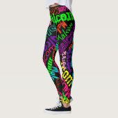 Persoonlijke Leggings Aangepaste Naam (Links)