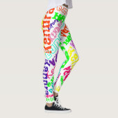 Persoonlijke Leggings Aangepaste Naam (Rechts)