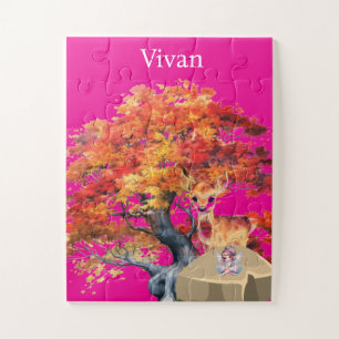 Persoonlijke legpuzzel met naam hert