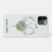 Persoonlijke lelietje-van-dalen aangepaste bloemna Case-Mate iPhone case (Achterkant (horizontaal))