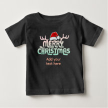 Persoonlijke lelijke kerst peuter baby T-shirt